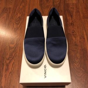 Vince Corbin Satin Slip On NWB $195